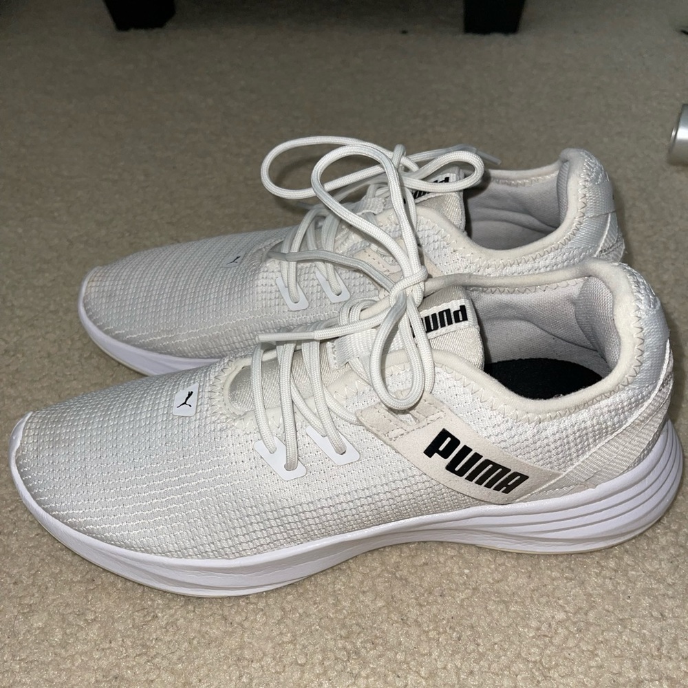 Puma white sneakers